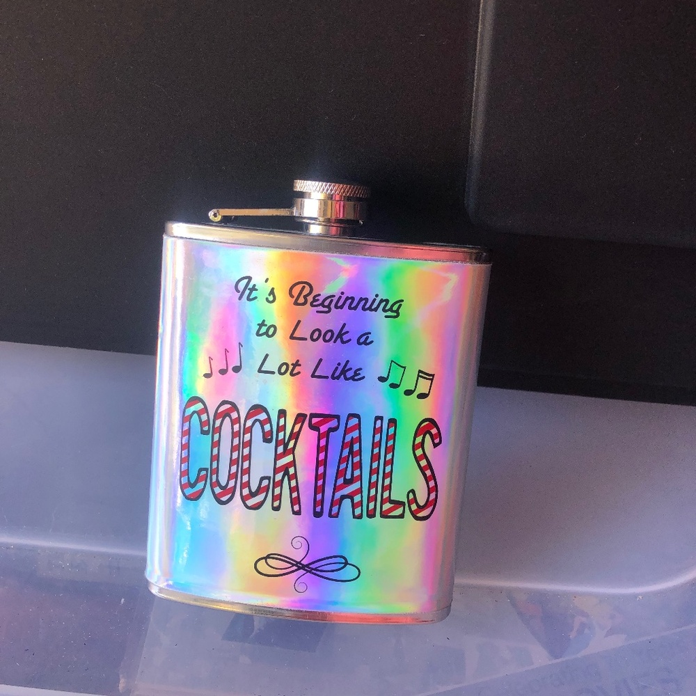 It’s Beginning to look a lot like Cocktails Flask